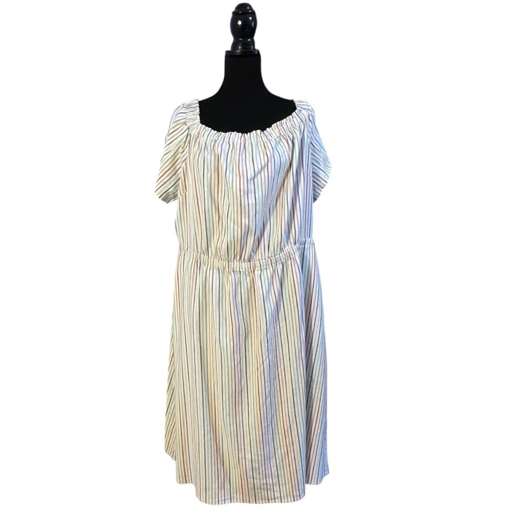 Lane Bryant Linen Blend Convertible Dress, Size 22/24